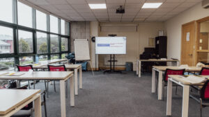 Occupli Training room in use during a class break