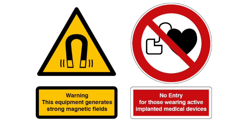 EMF risk warning graphic