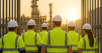 Biosafety Officer at work in a lab